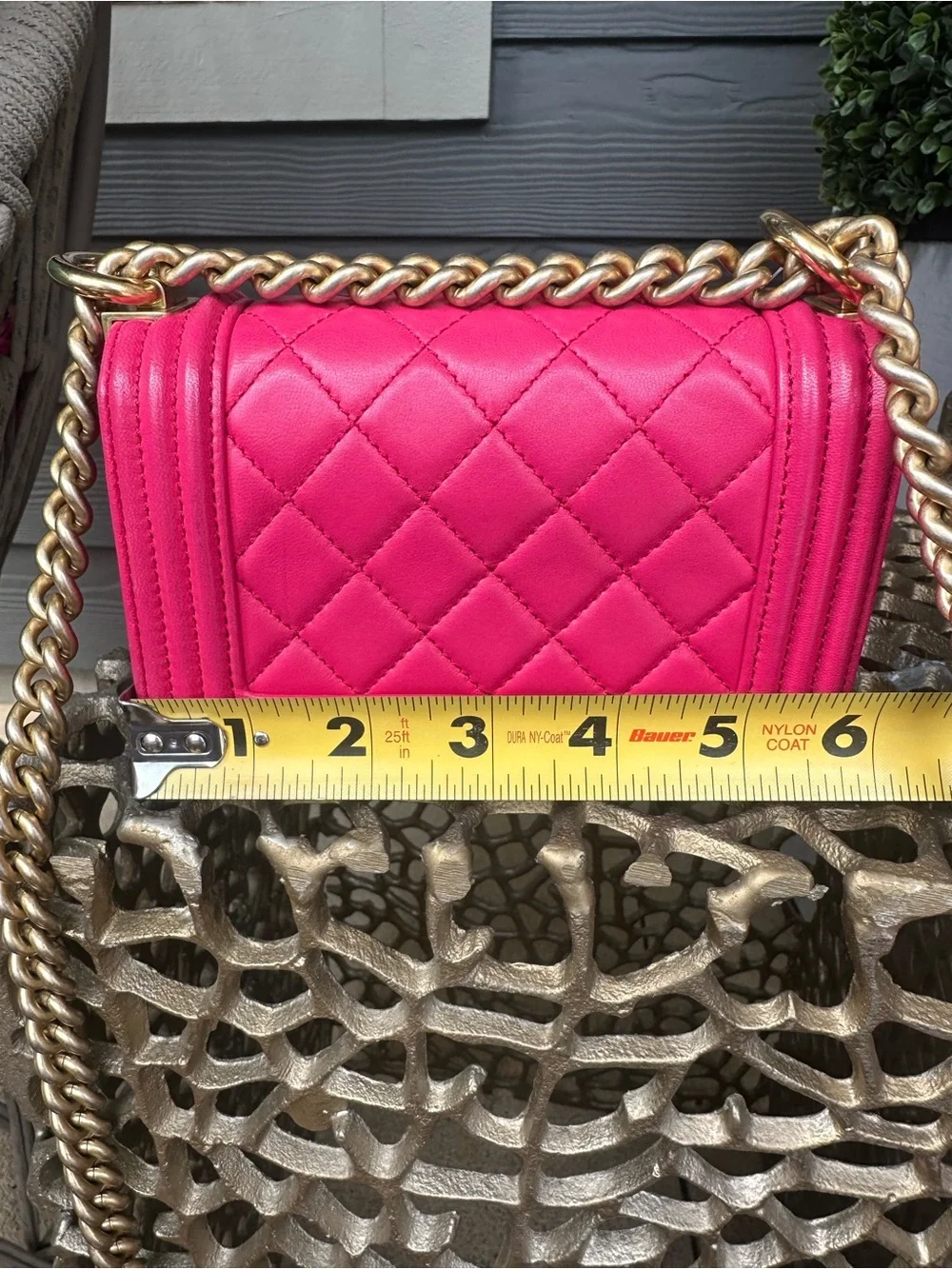 Mini Chanel Boy Bag Pink